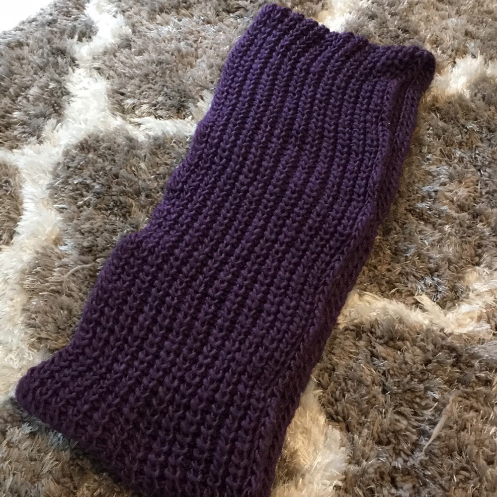 Purple scarf